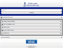 Tablet Screenshot of innerlakesfcu.org